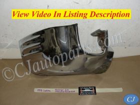 OEM 1958 Cadillac Deville Eldorado Fleetwood RIGHT PASSENGER SIDE FRONT BUMPER END LOWER #3511183